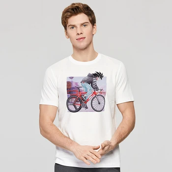 Goku Riding A Bike Dragon Ball Tshirt For Men Japanese Anime Male Clothes Cool Style Shirts High Quality Cotton Men's T-Shirts
Goku Riding A Bike Dragon Ball Tshirt For Men Japanese Anime Male Clothes Cool Style Shirts High Quality Cotton Men's T-Shirts
