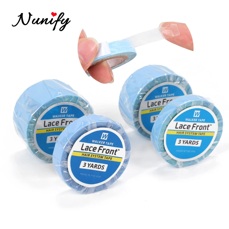 

Hair System Tape Double Side Walker Tape Ultra Hold Hair Extension Tapes For Lace Closure 0.8Cm 3Yards/Roll Lace Front Wig Glue