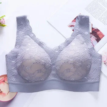 Sexy Comfortable Sports Bras Women Lace Breathable Wireless Contour Padded Push Up Brassiere Underwear New 
Sexy Comfortable Sports Bras Women Lace Breathable Wireless Contour Padded Push Up Brassiere Underwear New