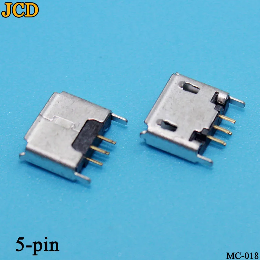 JCD 10 шт. вертикальный MICRO mini USB 5pin гнездовой разъем 180 градусов 5P Прямой