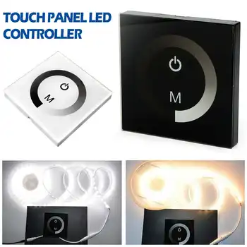 DC12V-24V Single Color Wall mounted Touch Panel Controller glass panel dimmer switch Controller for LED RGB Strips Lamp
DC12V-24V Single Color Wall mounted Touch Panel Controller glass panel dimmer switch Controller for LED RGB Strips Lamp
