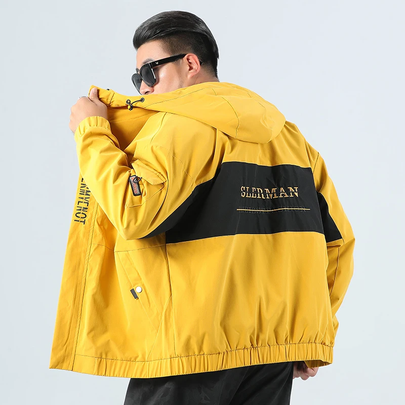 Autumn Jackets Men Large Black Hooded Windbreaker Coat Plus Size Big 5XL 6XL 7XL 8XL 9XL Loose Casual Male Hat Bomber Outerwear
Autumn Jackets Men Large Black Hooded Windbreaker Coat Plus Size Big 5XL 6XL 7XL 8XL 9XL Loose Casual Male Hat Bomber Outerwear