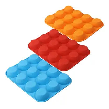 12-piece Silicone Cake Mold Food Grade Silicone High Temperature Easy Release Mold Decoration Baking
12-piece Silicone Cake Mold Food Grade Silicone High Temperature Easy Release Mold Decoration Baking