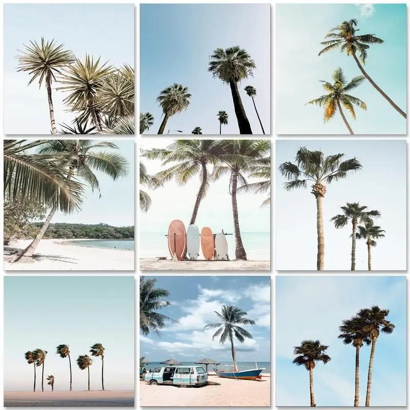 PhotoCustom Oil Paint By Numbers Kits Scenery DIY Painting By Numbers On Canvas Seascape Frame 60x75cm Coconut Tree Draw Paintin
PhotoCustom Oil Paint By Numbers Kits Scenery DIY Painting By Numbers On Canvas Seascape Frame 60x75cm Coconut Tree Draw Paintin