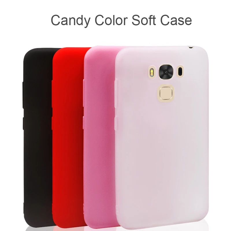 

Matte Candy Color Slim Soft TPU Case For Asus Zenfone ZE520KL ZD552KL ZC520KL ZC553KL Soft Back Case For ZC554KL ZC520T ZE554KL