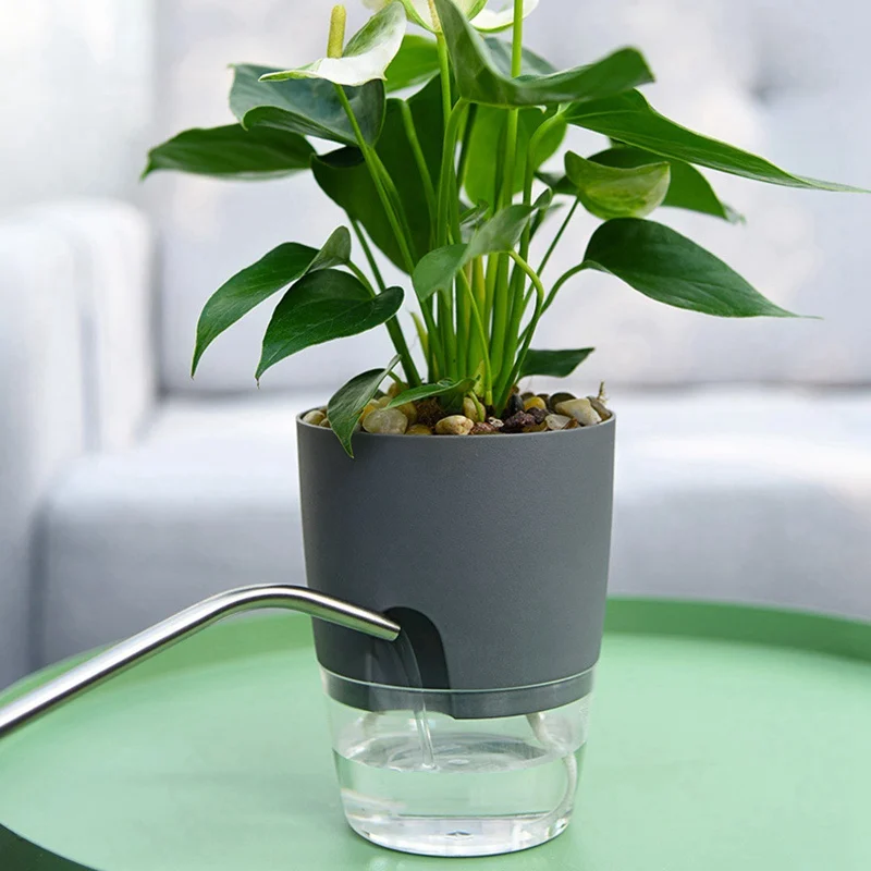 Elf Watering Planter Handmade 2 Layer Self Watering Plant Flower Pot With Water Container Home Garden Decor Round Flowerpot
Elf Watering Planter Handmade 2 Layer Self Watering Plant Flower Pot With Water Container Home Garden Decor Round Flowerpot