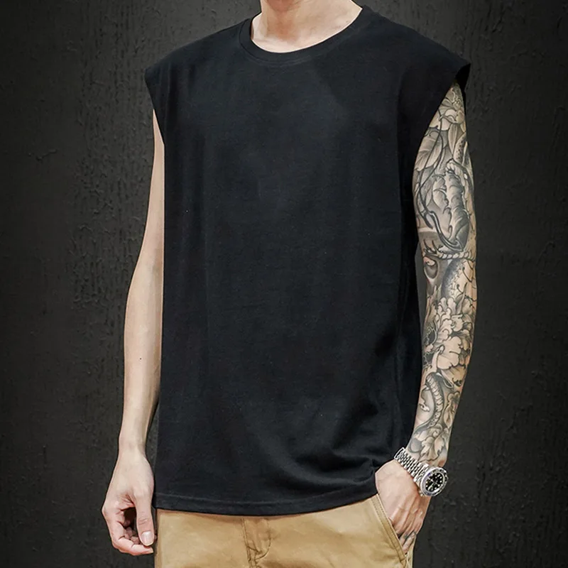 45KG-100KG Men's Casual 100% Cotton Tank Tops Sleveeless Muscle Tee Bodybuilding Fitness Tops 4XL 5XL
45KG-100KG Men's Casual 100% Cotton Tank Tops Sleveeless Muscle Tee Bodybuilding Fitness Tops 4XL 5XL