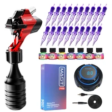 Mast Flash Tattoo Machine Kit Powerful Motor Tattoo Rotary with LCD Power Supply Permanent Makeup Cartridge Needles Ink Set
Mast Flash Tattoo Machine Kit Powerful Motor Tattoo Rotary with LCD Power Supply Permanent Makeup Cartridge Needles Ink Set