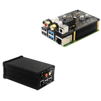 R38 ES9038 Q2M Digital Broadcast Network Player for Raspberry Pi DAC I2S 384K DSD with Case for Raspberry Pi 3B/3B+/4B
R38 ES9038 Q2M Digital Broadcast Network Player for Raspberry Pi DAC I2S 384K DSD with Case for Raspberry Pi 3B/3B+/4B
