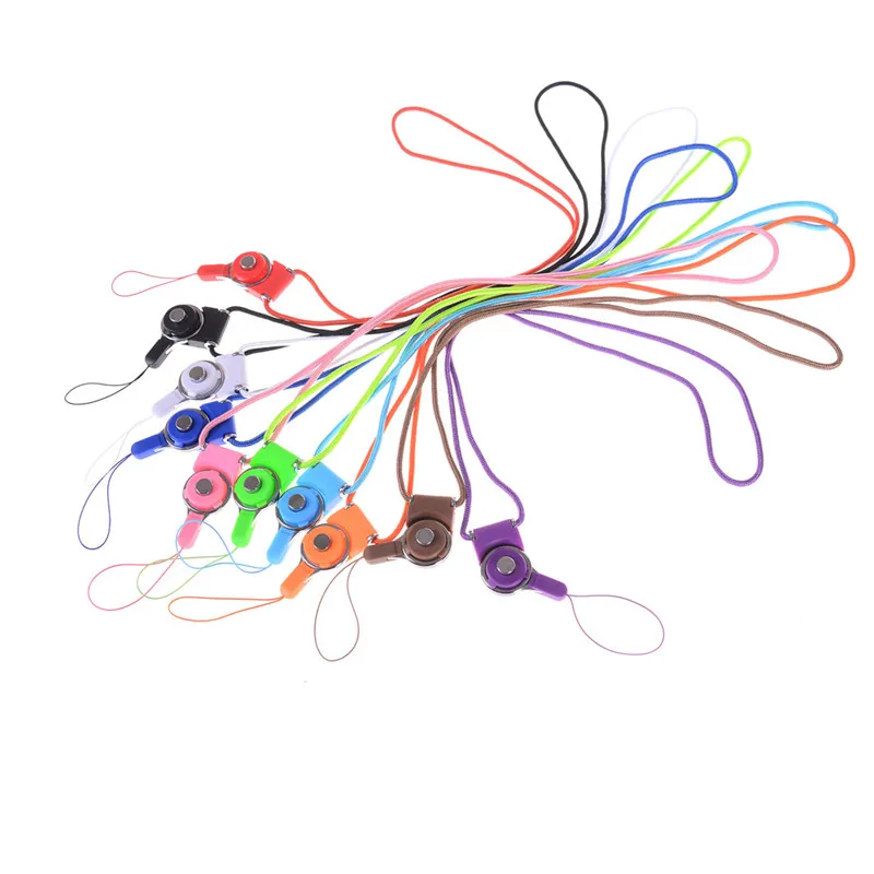 2 шт. карамельных цветов ремешок для мобильного телефона шнур ремешки с защитой