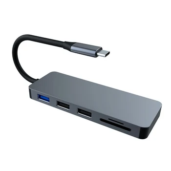 7 In 1 Data Transfer USB C Hub Hdmi Port Portable Type C Computer Accessories Super Speed Card Reader High Resolution Adapter
7 In 1 Data Transfer USB C Hub Hdmi Port Portable Type C Computer Accessories Super Speed Card Reader High Resolution Adapter