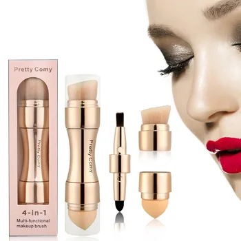 4 in 1 Multi-Function Gold Makeup Brushes Cosmetic Brushes Face Nose Powder Foundation Tool Make up Brushes
4 in 1 Multi-Function Gold Makeup Brushes Cosmetic Brushes Face Nose Powder Foundation Tool Make up Brushes