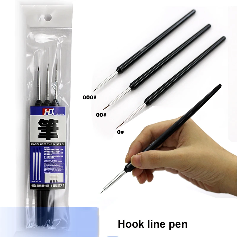 3pcs/set Coloring Pen Facial Pen Hook Line Pen Making Tool Color Coating Very Fine
3pcs/set Coloring Pen Facial Pen Hook Line Pen Making Tool Color Coating Very Fine