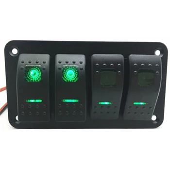 Car Rocker Switch Panel With LED Light Fit For Car Caravan Travel Trailer Boat Accessories On-Off Circuit Breaker Toggle Panel
Car Rocker Switch Panel With LED Light Fit For Car Caravan Travel Trailer Boat Accessories On-Off Circuit Breaker Toggle Panel