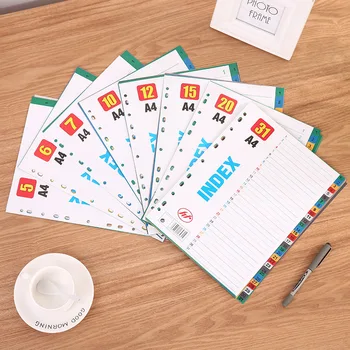 A4PP plastic classification page classification paper separation paper index paper index paper color without printing
A4PP plastic classification page classification paper separation paper index paper index paper color without printing