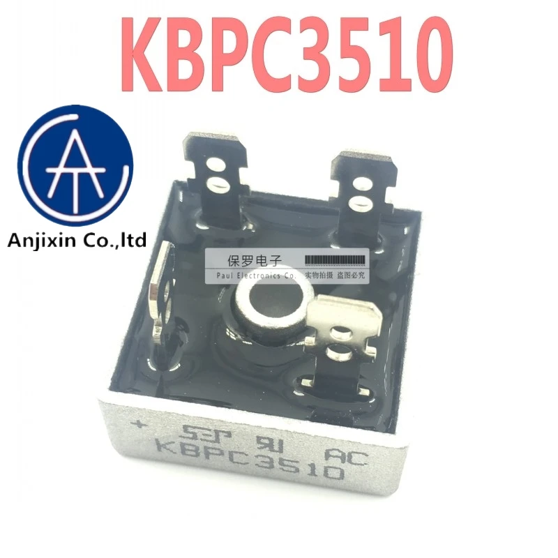 10 шт. 100% Оригинальная новый однофазный выпрямительный мост KBPC3510 35A/1000V мост стек квадратных мост SEP в наличии
10 шт. 100% Оригинальная новый однофазный выпрямительный мост KBPC3510 35A/1000V мост стек квадратных мост SEP в наличии