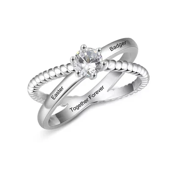 Personalized 925 Sterling Silver Custom Name With Birthstone Ring Design Engagement Ring women rings Gift
Personalized 925 Sterling Silver Custom Name With Birthstone Ring Design Engagement Ring women rings Gift