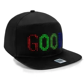 7-color RGB bluetooth Led hat with built-in matrix display board and battery, as a gift for students in fishing cap baseball cap
7-color RGB bluetooth Led hat with built-in matrix display board and battery, as a gift for students in fishing cap baseball cap