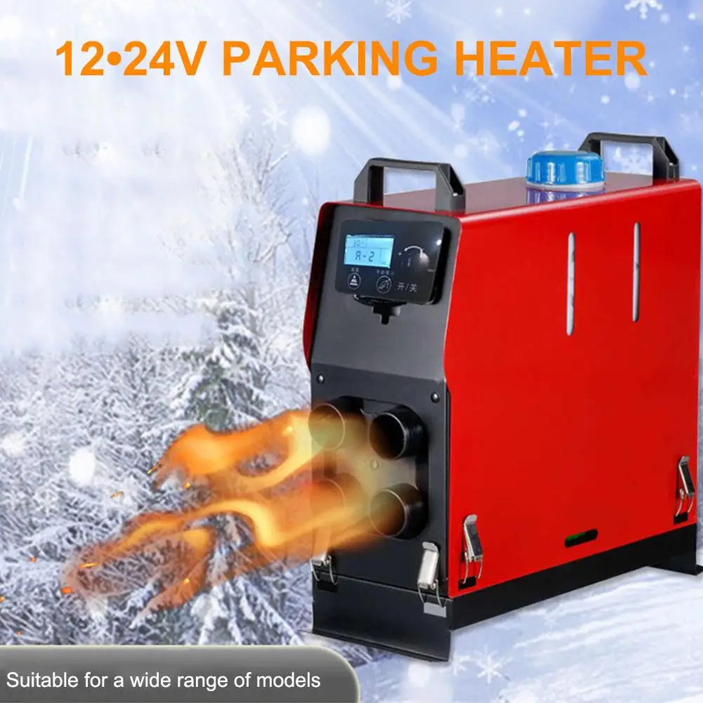 12V 5KW Air Parking Heater Auxiliary Heater With LCD Remote Control & 5L Fuel Tank For RV, Motorhome Trailer, Trucks, Boats
12V 5KW Air Parking Heater Auxiliary Heater With LCD Remote Control & 5L Fuel Tank For RV, Motorhome Trailer, Trucks, Boats