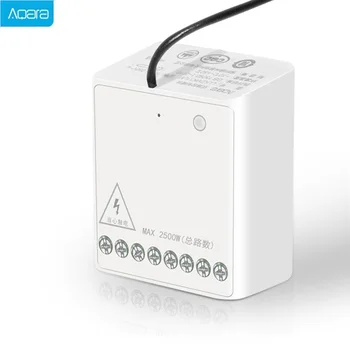 Original Aqara Two-way control module Wireless Relay Controller 2 channels Work For Mijia APP and Home kit
Original Aqara Two-way control module Wireless Relay Controller 2 channels Work For Mijia APP and Home kit