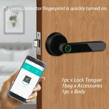 Fingerprint Lock Indoor Easy Install Door Protective Electronic Mini Smart Biometric Office Bluetooth Anti Theft Home Security
Fingerprint Lock Indoor Easy Install Door Protective Electronic Mini Smart Biometric Office Bluetooth Anti Theft Home Security