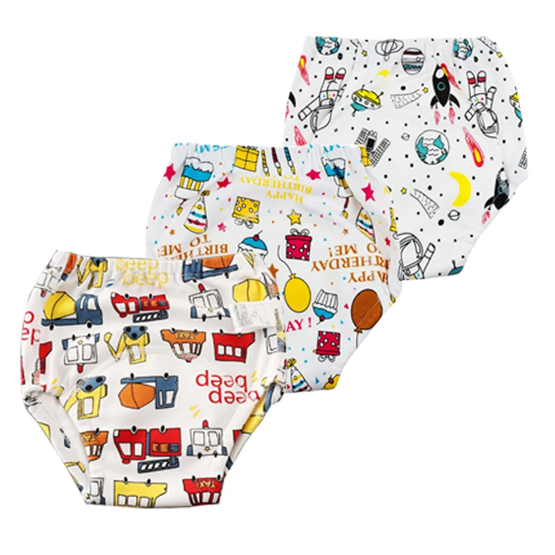 3PCS Baby Diapers Training Pants Reusable Cloth Diaper Cover Infant Underwear Cotton Baby Nappies Washable Kids Potty Panties 
3PCS Baby Diapers Training Pants Reusable Cloth Diaper Cover Infant Underwear Cotton Baby Nappies Washable Kids Potty Panties
