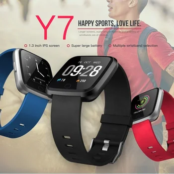 Smart Watch Y7 with Blood Pressure Heart Rate Blood Oxygen Fitness Tracking IP67 Waterproof for Android & IOS Smart Wristband
Smart Watch Y7 with Blood Pressure Heart Rate Blood Oxygen Fitness Tracking IP67 Waterproof for Android & IOS Smart Wristband