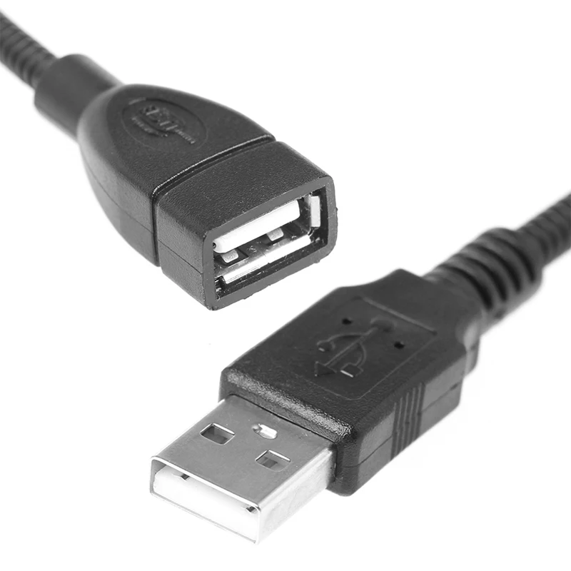 Гибкая сетчатая металлическая подставка с разъемом USB 2 0 штекер-гнездо для