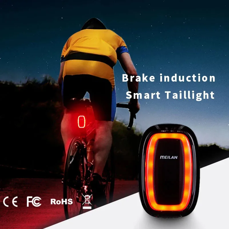 Smart Bicycle Taillight X6 USB Bike LED Rear Light Auto Start Stop Brake Sensing Cycling Detected Tail Lamp Safety Warnin Lights
Smart Bicycle Taillight X6 USB Bike LED Rear Light Auto Start Stop Brake Sensing Cycling Detected Tail Lamp Safety Warnin Lights