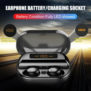 Digital Display Outdoor Handsfree Bluetooth Earphone Portable Noise Reduction Touch Control Wireless Practical With Charging Box
Digital Display Outdoor Handsfree Bluetooth Earphone Portable Noise Reduction Touch Control Wireless Practical With Charging Box