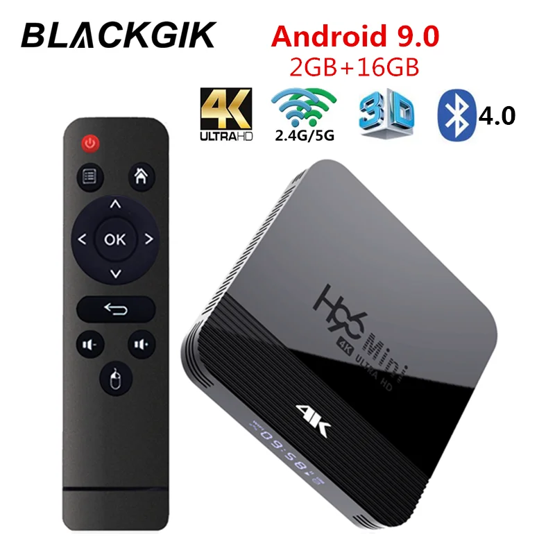 H96 Mini Android 9.0 TV Box RK3228A 2GB 16GB H96mini 4K media player H.265 2.4G/5GHz WIFI BT4.0 Google Netflix Smart Set top box
H96 Mini Android 9.0 TV Box RK3228A 2GB 16GB H96mini 4K media player H.265 2.4G/5GHz WIFI BT4.0 Google Netflix Smart Set top box
