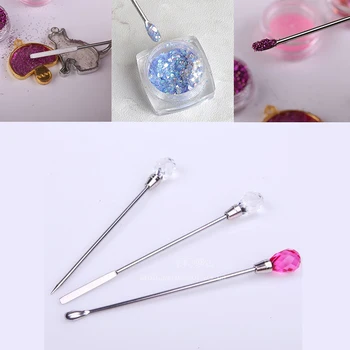 Glitter Powder Spoon Stirring Rod Need for DIY Resin Jewelry Making Epoxy Resin Craft
Glitter Powder Spoon Stirring Rod Need for DIY Resin Jewelry Making Epoxy Resin Craft