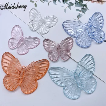 Acrylic Colorful Transparent lovely Butterfly Beads for Jewelry Making Hair Ring Hairdress Necklace Pendant Decoration Accessory
Acrylic Colorful Transparent lovely Butterfly Beads for Jewelry Making Hair Ring Hairdress Necklace Pendant Decoration Accessory