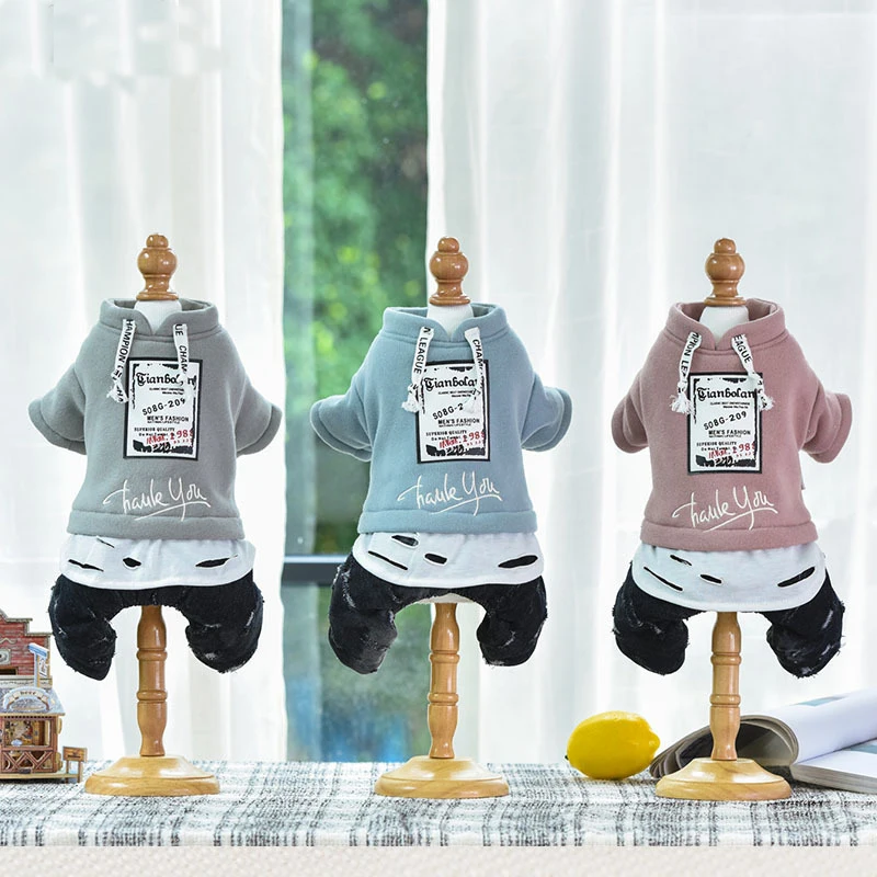 Grey Blue Pink Colors S-xxl Sizes Jumpsuits for Dogs 2019 Autumn and Winter Cotton Padded Thick Pet Clothing Ropa Para Perros
Grey Blue Pink Colors S-xxl Sizes Jumpsuits for Dogs 2019 Autumn and Winter Cotton Padded Thick Pet Clothing Ropa Para Perros