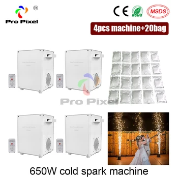 4pcs machine with 20bag cold spark machine Weddings Dmx/Remote Control Fireworks Cold Spark Fountain Machine Smokele
4pcs machine with 20bag cold spark machine Weddings Dmx/Remote Control Fireworks Cold Spark Fountain Machine Smokele
