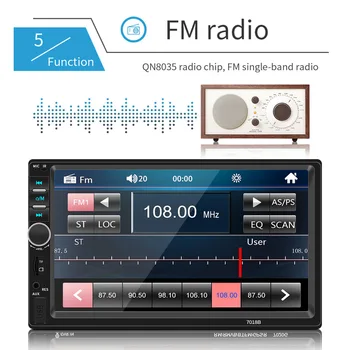 Car Family Car Radio 2 Din Mp5 Player Bluetooth Touch Screen Auto Radio Reverse Image Support Rear View Camera Mirrorlink 7018b
Car Family Car Radio 2 Din Mp5 Player Bluetooth Touch Screen Auto Radio Reverse Image Support Rear View Camera Mirrorlink 7018b
