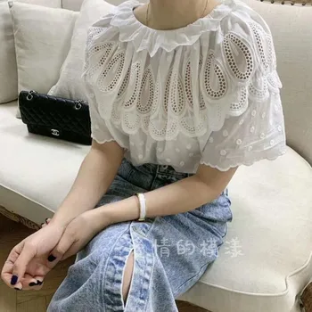 Palace style solid color temperament western style short-sleeved shirt female summer 2020 loose niche pullover shirt
Palace style solid color temperament western style short-sleeved shirt female summer 2020 loose niche pullover shirt