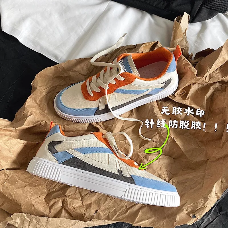 Men Low Skools Classic Vulcanized Canvas Shoes 2020 New Fashion Lace-up Joker simple Personality Shoes Men Non-slip Flats Shoes
Men Low Skools Classic Vulcanized Canvas Shoes 2020 New Fashion Lace-up Joker simple Personality Shoes Men Non-slip Flats Shoes