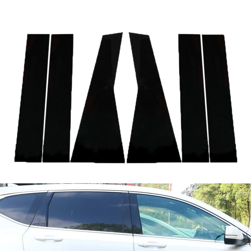 6Pcs Car Window Pillar Sticker Trim Glossy Black Car Column Sticker for Honda CRV CR-V 2012 - 2016
6Pcs Car Window Pillar Sticker Trim Glossy Black Car Column Sticker for Honda CRV CR-V 2012 - 2016