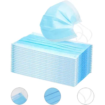 Disposable Face Masks 3-layer 100 PCS breathable and isolated from dust prevent flu masks Adult outdoor masks
Disposable Face Masks 3-layer 100 PCS breathable and isolated from dust prevent flu masks Adult outdoor masks