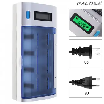 PALO 4 Slots Independent Rechargeable LCD Display Smart Screen Battery Charger with Over Temperature Protection for Batteries
PALO 4 Slots Independent Rechargeable LCD Display Smart Screen Battery Charger with Over Temperature Protection for Batteries