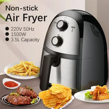 Multifunction 3.5L Oil Free Air Fryer Non-stick Temperature Timing Control Multi Cooker Fryers 1500W 220V Kitchen Cooking Tools
Multifunction 3.5L Oil Free Air Fryer Non-stick Temperature Timing Control Multi Cooker Fryers 1500W 220V Kitchen Cooking Tools