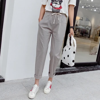 2020 New Fashion Women Autumn Casual Pants Clothes Black Gray Female Harem Pants Loose Drawstring Pants Clothing Plus Size S-5XL 
2020 New Fashion Women Autumn Casual Pants Clothes Black Gray Female Harem Pants Loose Drawstring Pants Clothing Plus Size S-5XL