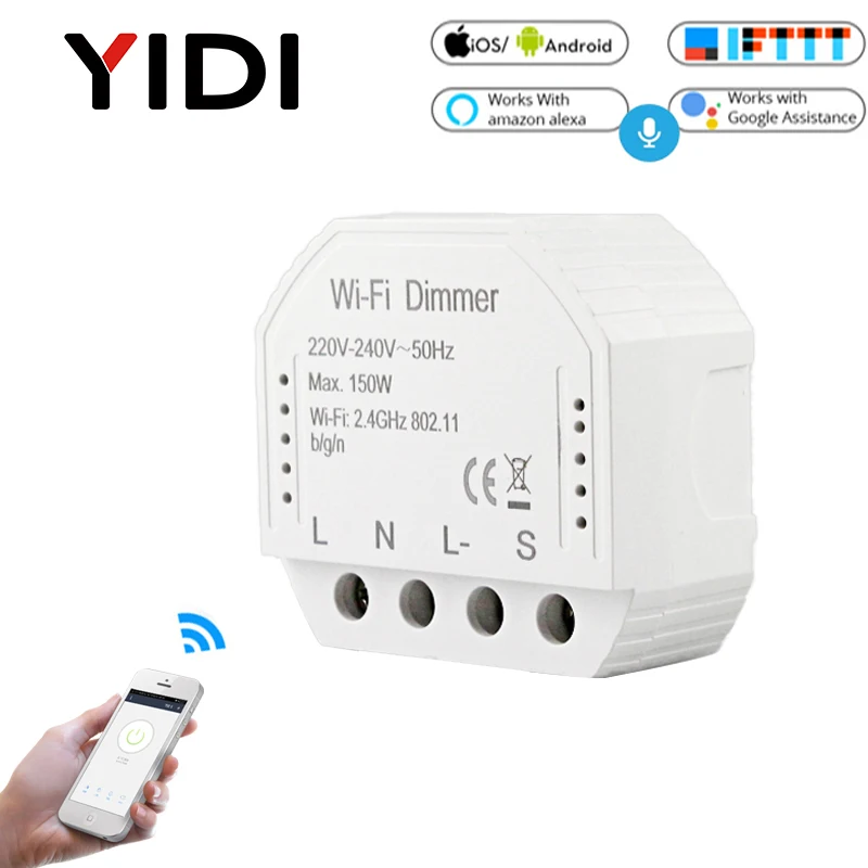 Smart Wi-fi Switch Breaker Module Light LED Dimmer Switch RF wireless voice remote control smart APP light lamp 1 2 way switch
Smart Wi-fi Switch Breaker Module Light LED Dimmer Switch RF wireless voice remote control smart APP light lamp 1 2 way switch