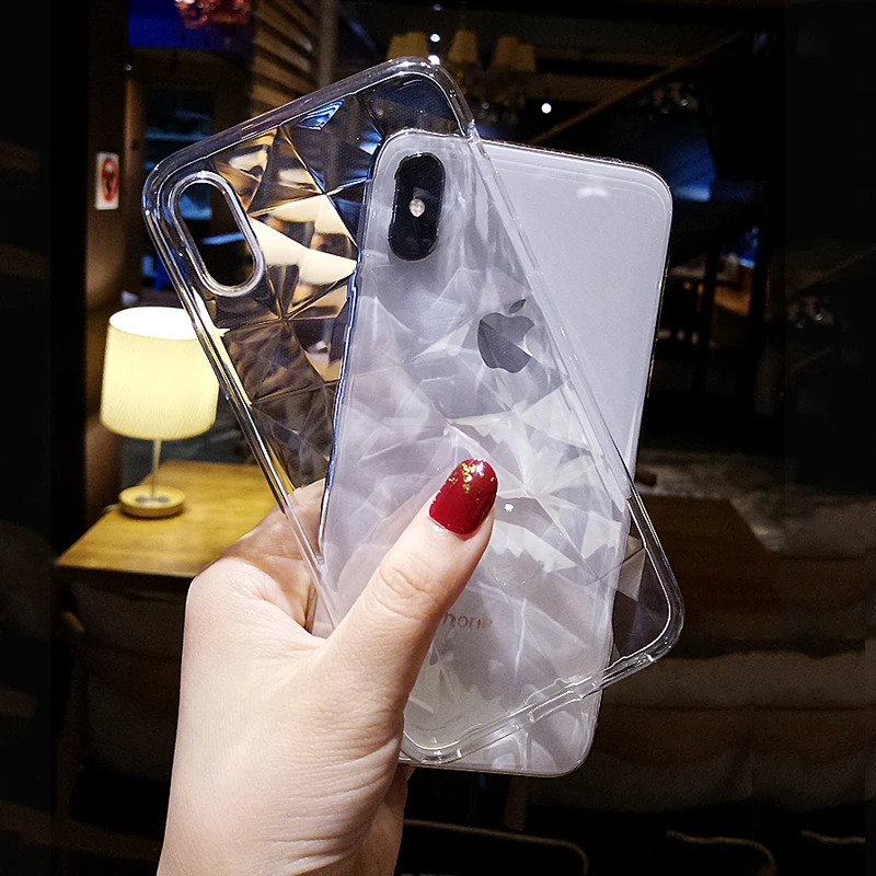 Luxury 3D Diamond TPU Case for iphone XS XR XS Max Transparent Silicone Soft Clear Cover for iphone 5 5S SE 6 6S 7 8 Plus X Case
Luxury 3D Diamond TPU Case for iphone XS XR XS Max Transparent Silicone Soft Clear Cover for iphone 5 5S SE 6 6S 7 8 Plus X Case