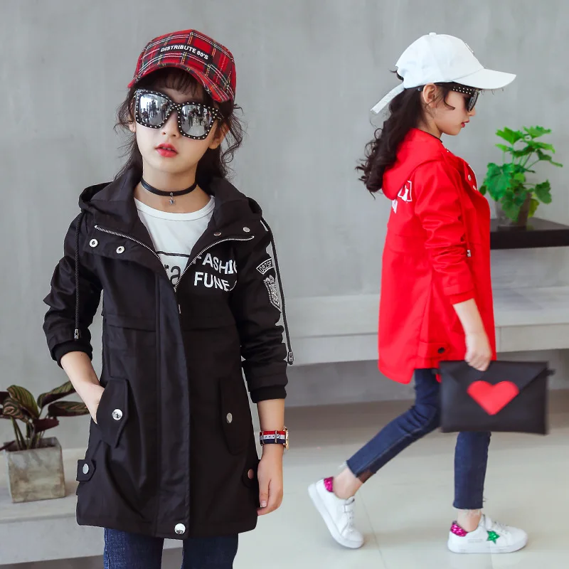 Girl'S Coat Spring And Autumn 2019 New Style GIRL'S Fashion Mid-length Trench Coat Children Hooded Long Sleeve Autumn Clothing T
Girl'S Coat Spring And Autumn 2019 New Style GIRL'S Fashion Mid-length Trench Coat Children Hooded Long Sleeve Autumn Clothing T