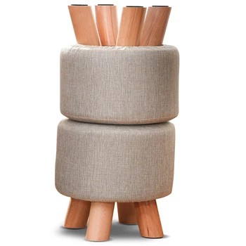 Solid Wood Stool Fashionable Sofa Stool Creative Cloth Stool Household Low Stool Adult Stool For Shoes Stool Small Stool 
Solid Wood Stool Fashionable Sofa Stool Creative Cloth Stool Household Low Stool Adult Stool For Shoes Stool Small Stool