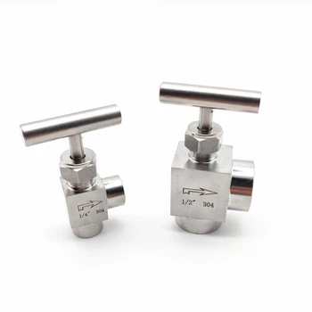 1/8" 1/4" 3/8" 1/2" G Female Angle Needle Valve Crane 304 Stainless Flow Control With One-Shape Handle For Water Gas Oil
1/8" 1/4" 3/8" 1/2" G Female Angle Needle Valve Crane 304 Stainless Flow Control With One-Shape Handle For Water Gas Oil