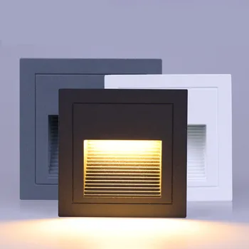 Step Light LED DC12V Waterproof 86mm RGB Stair Light Recessed Buried lamp 220V Wall Embedded Underground Lighting Deck Footlight
Step Light LED DC12V Waterproof 86mm RGB Stair Light Recessed Buried lamp 220V Wall Embedded Underground Lighting Deck Footlight