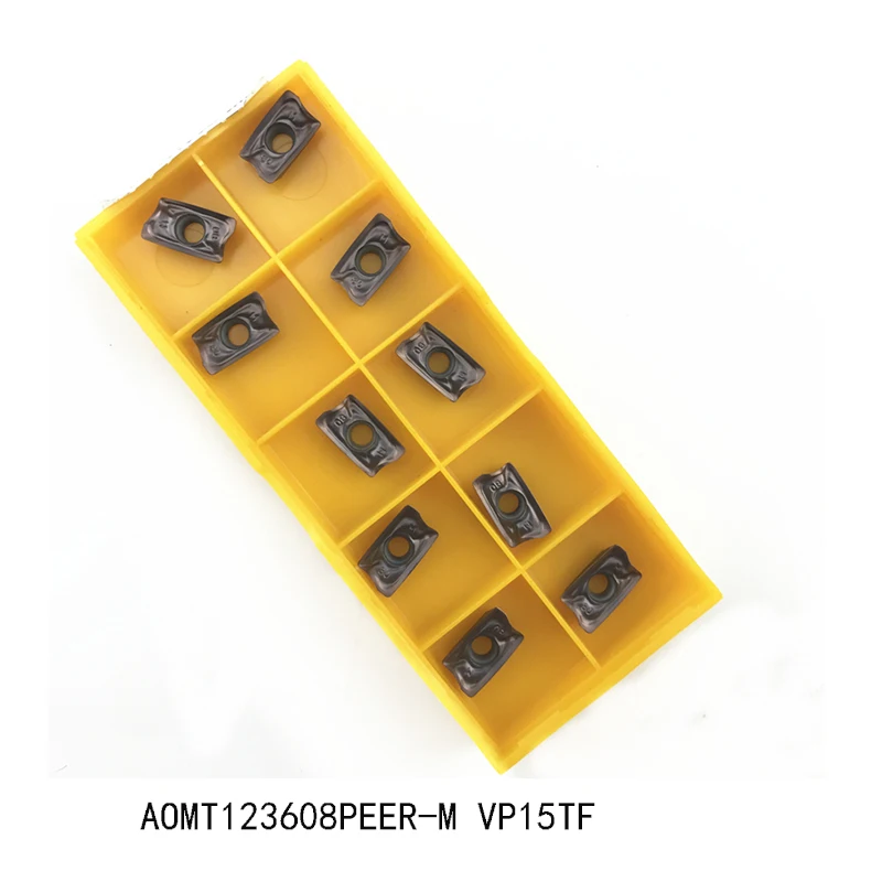 50pcs AOMT123608 PEER-M VP15TF AOMT123608 VP15TF Carbide Milling Cutter CNC Machining Center Tool Metal Tool Carbide inserts
50pcs AOMT123608 PEER-M VP15TF AOMT123608 VP15TF Carbide Milling Cutter CNC Machining Center Tool Metal Tool Carbide inserts